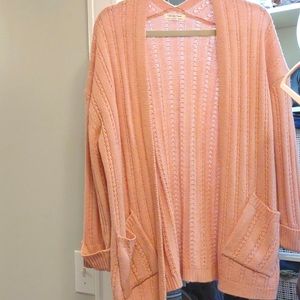 Sz M cardigan pink